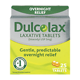 Dulcolax  laxative overnight relief tablets Full-Size Picture